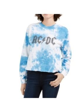 True Vintage Acdc Tie-Dye Top